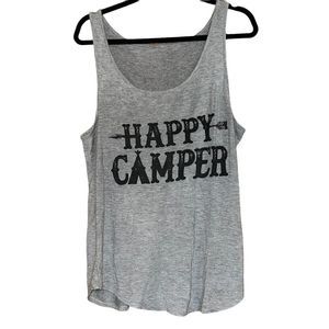 5/$25 - Happy Camper Tank Top (XL)